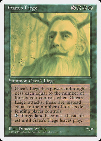 Gaea's Liege [Fourth Edition] | Mega City Incorporated