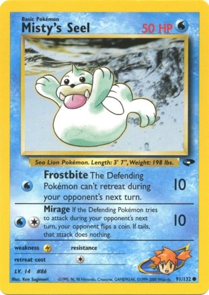 Misty's Seel (91/132) [Gym Challenge Unlimited] | Mega City Incorporated