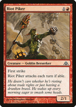 Riot Piker [Dragon's Maze] | Mega City Incorporated