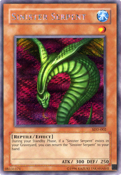 Sinister Serpent [SDD-002] Secret Rare | Mega City Incorporated