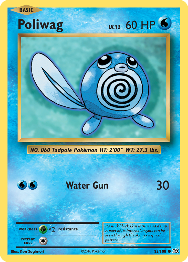 Poliwag (23/108) [XY: Evolutions] | Mega City Incorporated