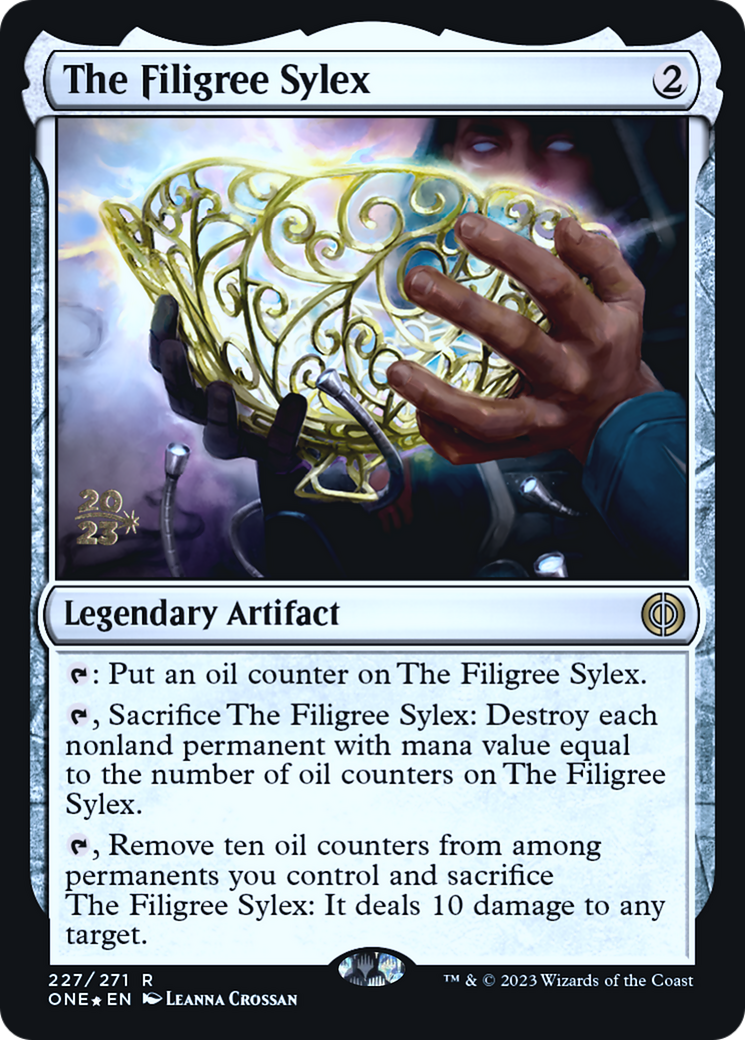 The Filigree Sylex [Phyrexia: All Will Be One Prerelease Promos] | Mega City Incorporated