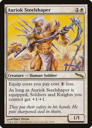 Auriok Steelshaper [Mirrodin] | Mega City Incorporated