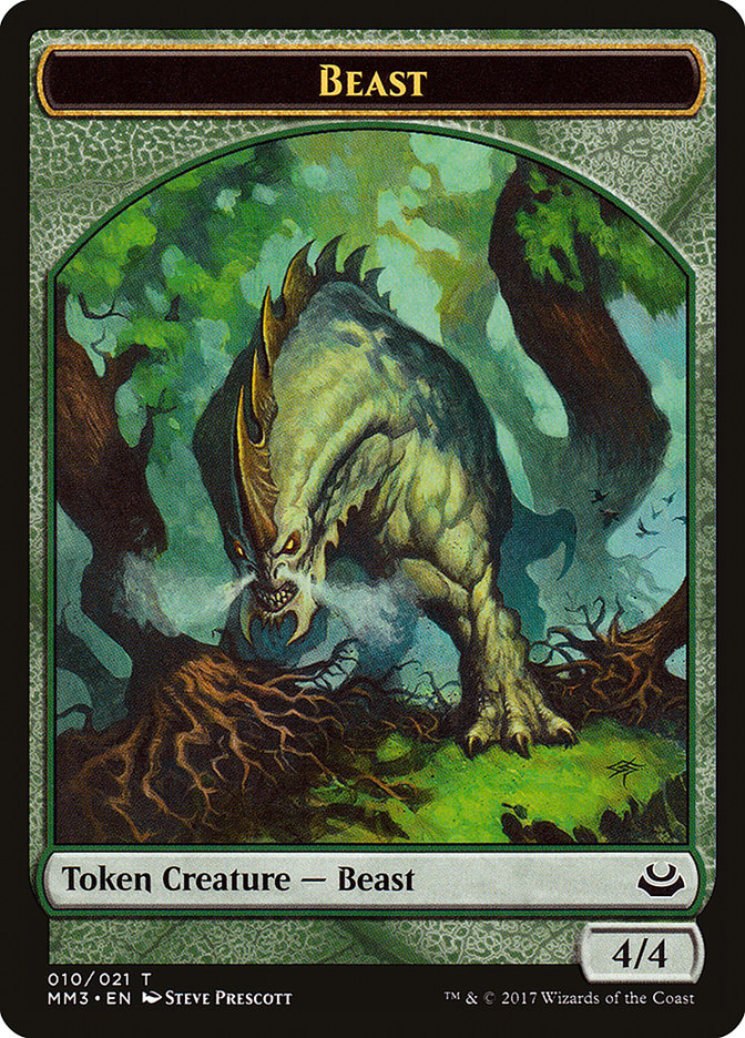 Beast (010/021) [Modern Masters 2017 Tokens] | Mega City Incorporated