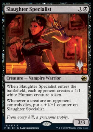 Slaughter Specialist (Promo Pack) [Innistrad: Midnight Hunt Promos] | Mega City Incorporated