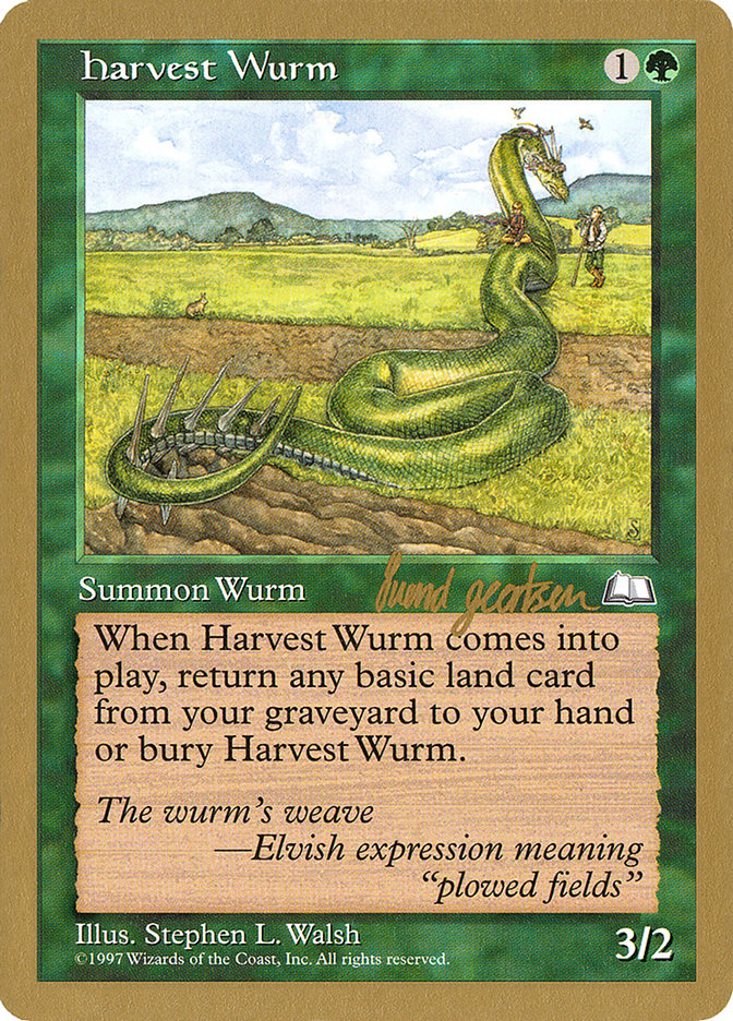 Harvest Wurm (Svend Geertsen) [World Championship Decks 1997] | Mega City Incorporated