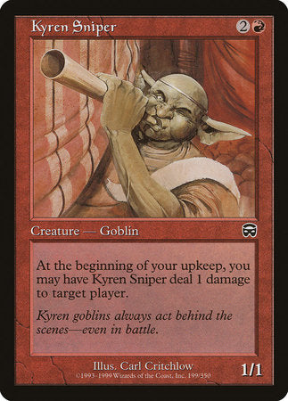 Kyren Sniper [Mercadian Masques] | Mega City Incorporated