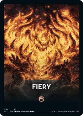 Fiery Theme Card [Jumpstart 2022 Front Cards] | Mega City Incorporated