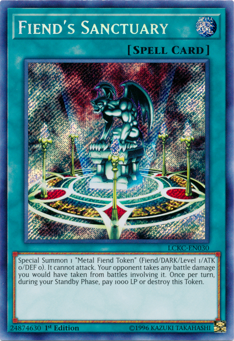 Fiend's Sanctuary [LCKC-EN030] Secret Rare | Mega City Incorporated