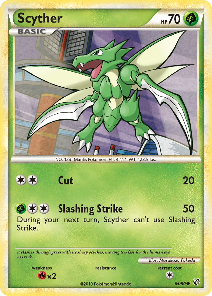 Scyther (65/90) [HeartGold & SoulSilver: Undaunted] | Mega City Incorporated