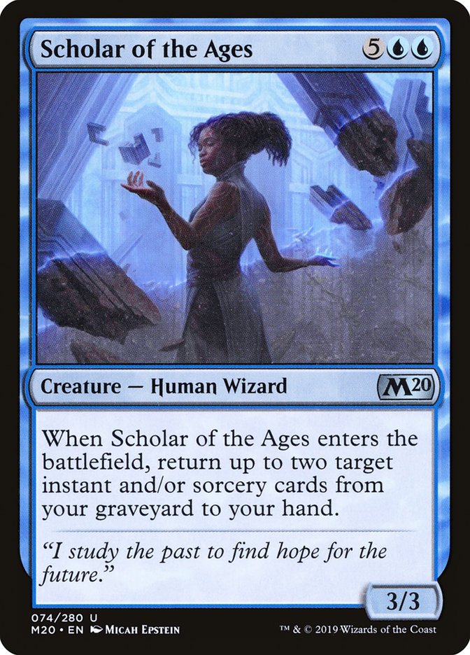 Scholar of the Ages [Core Set 2020] | Mega City Incorporated