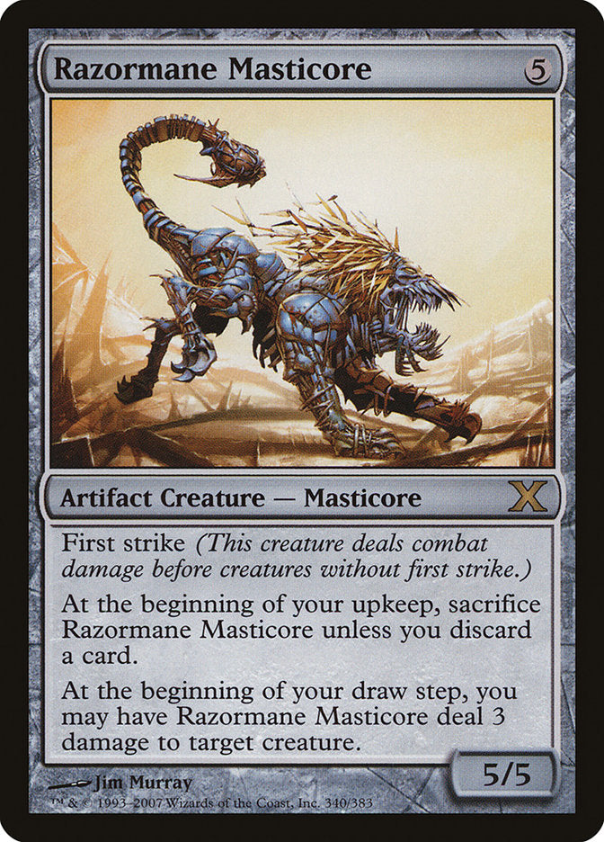 Razormane Masticore [Tenth Edition] | Mega City Incorporated