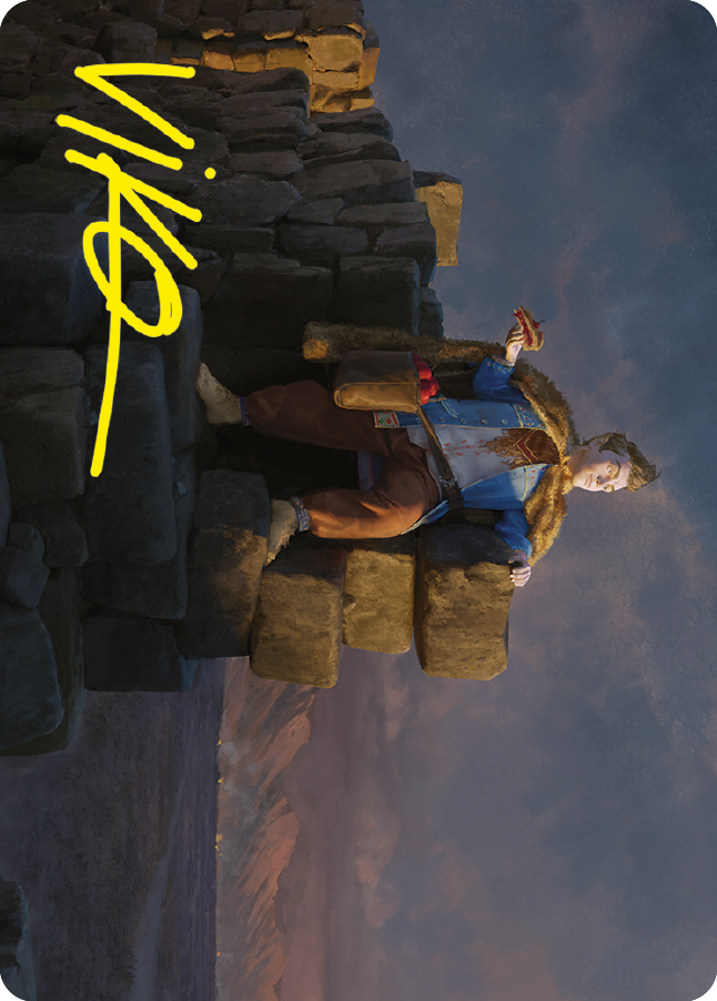 Pippin, Warden of Isengard Art Card (Gold-Stamped Signature) [The Lord of the Rings: Tales of Middle-earth Art Series] | Mega City Incorporated