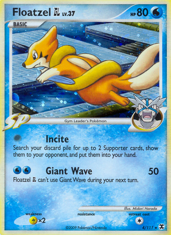 Floatzel GL (4/111) [Platinum: Rising Rivals] | Mega City Incorporated