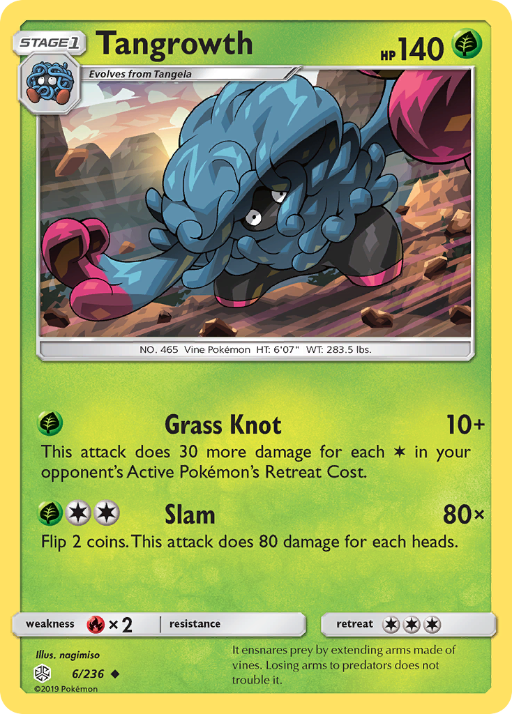 Tangrowth (6/236) [Sun & Moon: Cosmic Eclipse] | Mega City Incorporated