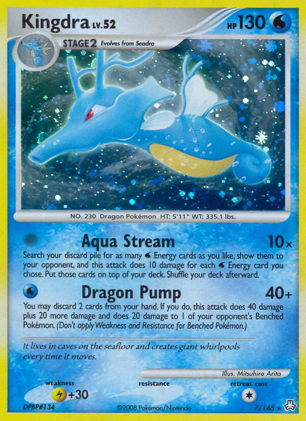 Kingdra (7/146) [Diamond & Pearl: Legends Awakened] | Mega City Incorporated