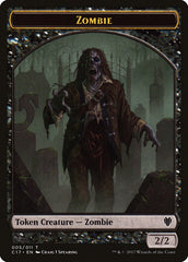 Vampire // Zombie Double-sided Token [Commander 2017 Tokens] | Mega City Incorporated