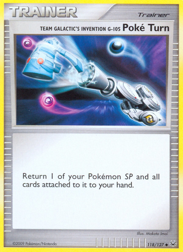 Team Galactic's Invention G-105 Poke Turn (118/127) [Platinum: Base Set] | Mega City Incorporated