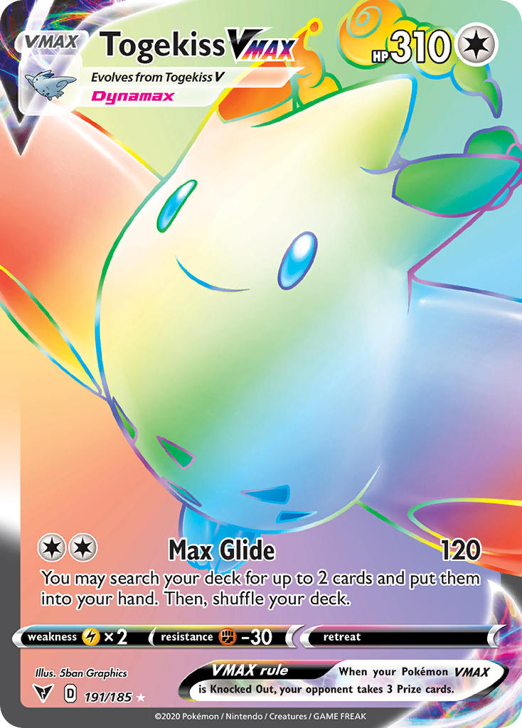 Togekiss VMAX (191/185) [Sword & Shield: Vivid Voltage] | Mega City Incorporated