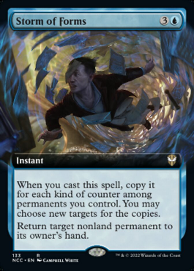 Storm of Forms (Extended Art) [Streets of New Capenna Commander] | Mega City Incorporated