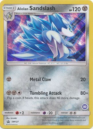 Alolan Sandslash (SM127) (Deck Exclusive #30) [Sun & Moon: Trainer Kit - Alolan Sandslash] | Mega City Incorporated