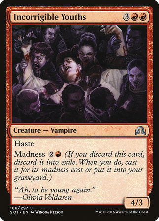 Incorrigible Youths [Shadows over Innistrad] | Mega City Incorporated