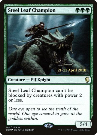 Steel Leaf Champion [Dominaria Promos] | Mega City Incorporated