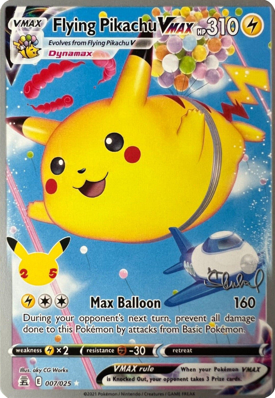 Flying Pikachu VMAX (007/025) (ADP - Ondrej Skubal) [World Championships 2022] | Mega City Incorporated