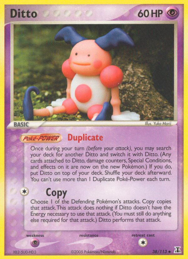 Ditto (38/113) [EX: Delta Species] | Mega City Incorporated