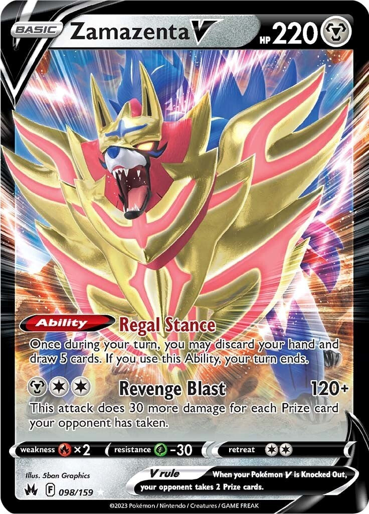 Zamazenta V (098/159) [Sword & Shield: Crown Zenith] | Mega City Incorporated