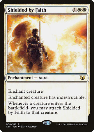 Shielded by Faith [Commander 2015] | Mega City Incorporated