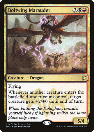 Boltwing Marauder [Dragons of Tarkir Promos] | Mega City Incorporated