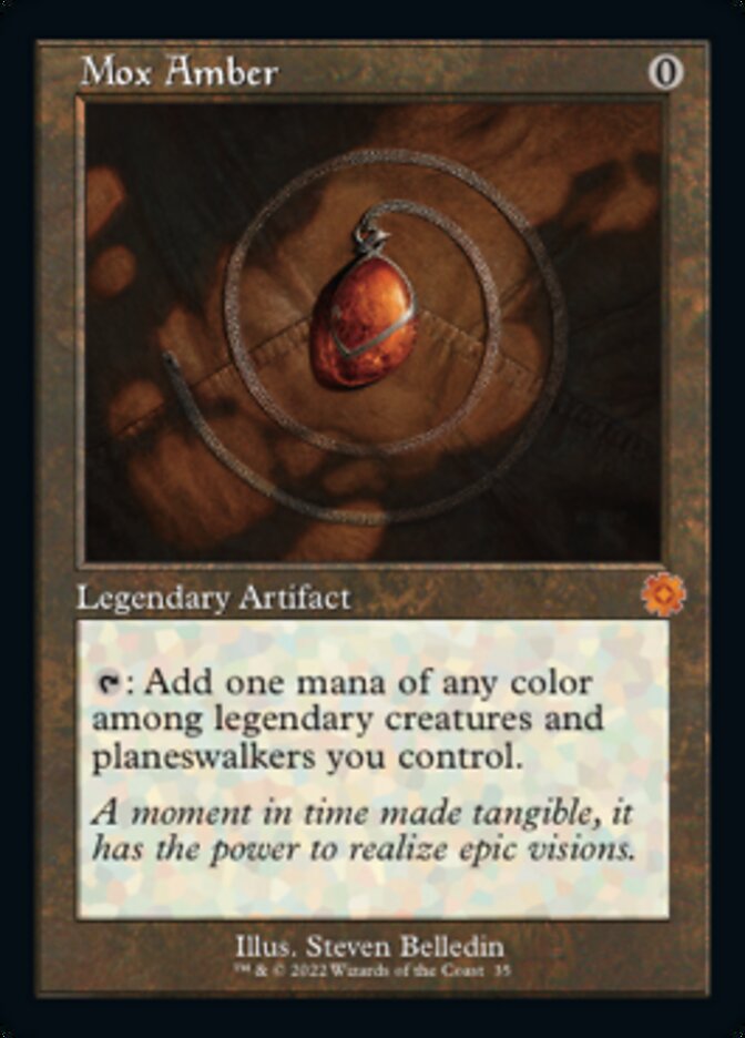 Mox Amber (Retro) [The Brothers' War Retro Artifacts] | Mega City Incorporated