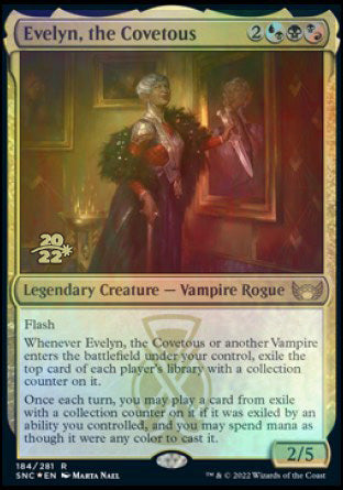 Evelyn, the Covetous [Streets of New Capenna Prerelease Promos] | Mega City Incorporated