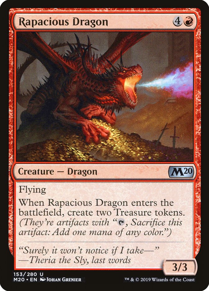 Rapacious Dragon [Core Set 2020] | Mega City Incorporated