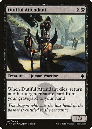 Dutiful Attendant [Dragons of Tarkir] | Mega City Incorporated