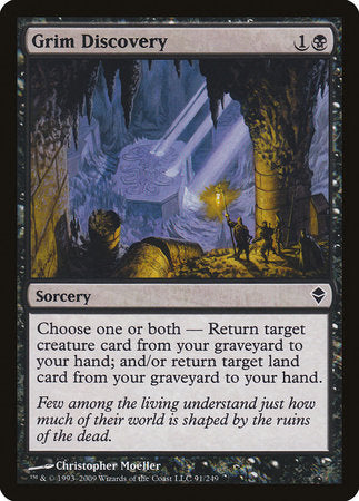 Grim Discovery [Zendikar] | Mega City Incorporated