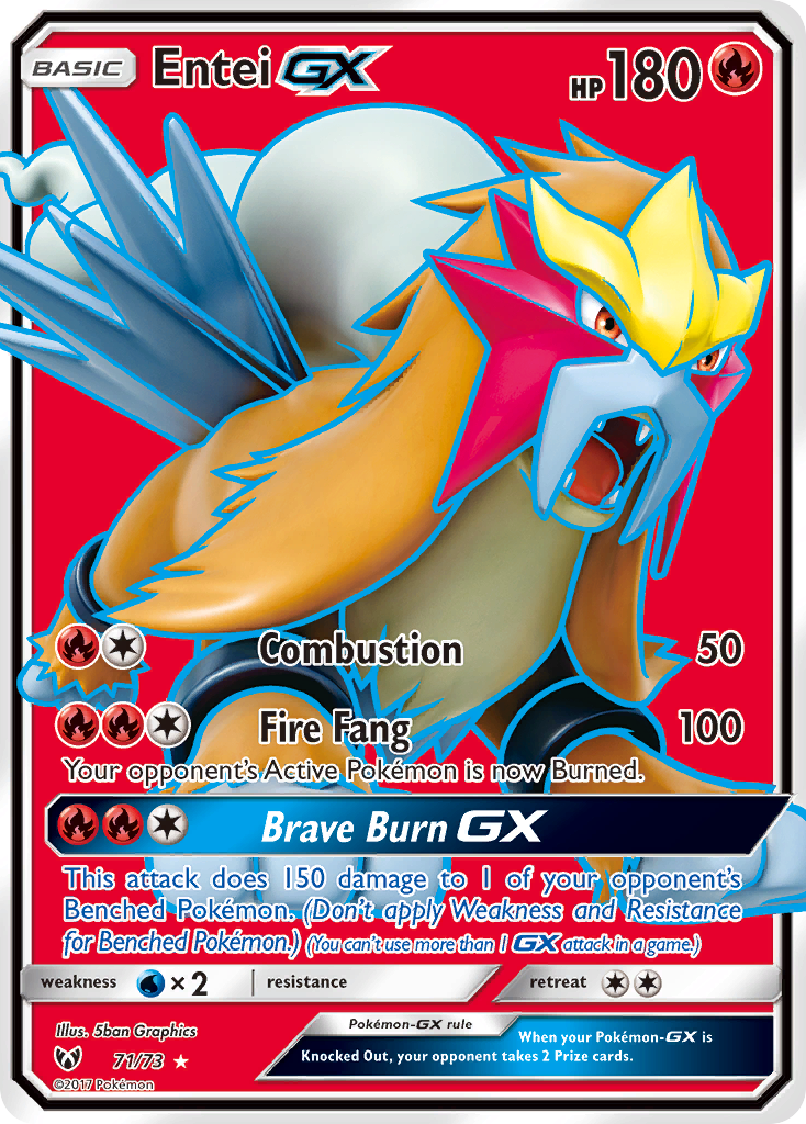 Entei GX (71/73) [Sun & Moon: Shining Legends] | Mega City Incorporated