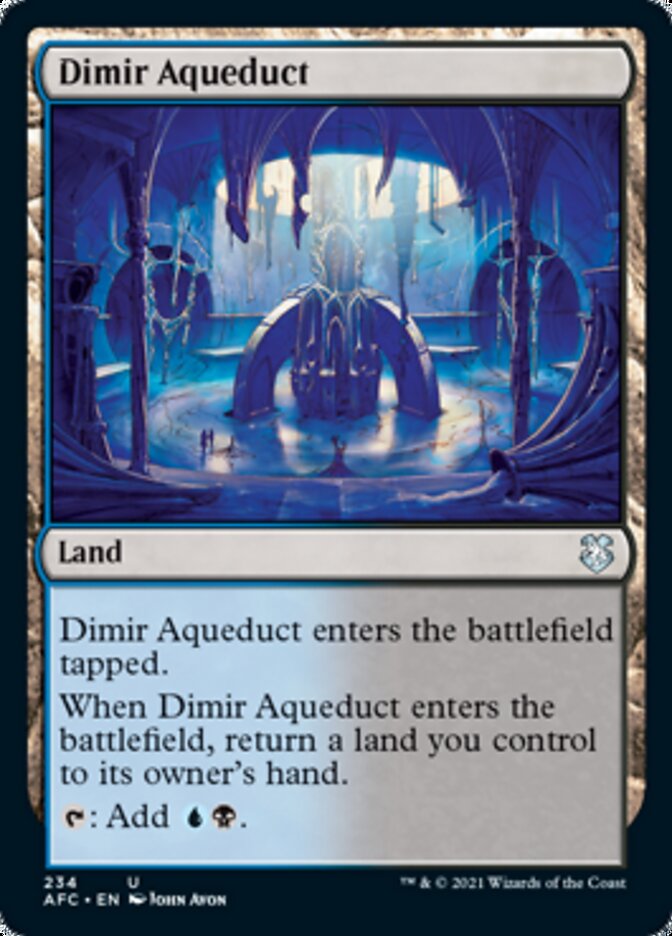 Dimir Aqueduct [Dungeons & Dragons: Adventures in the Forgotten Realms Commander] | Mega City Incorporated