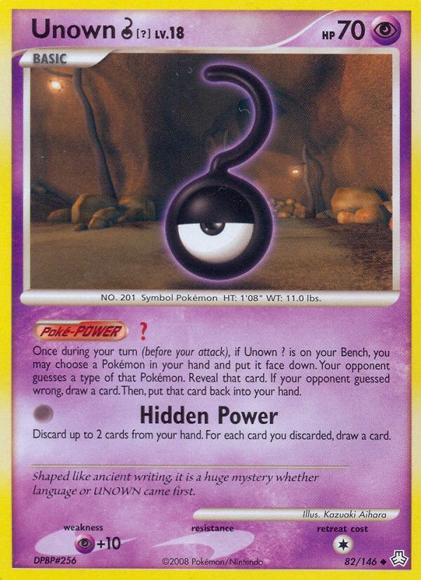 Unown ? (82/146) [Diamond & Pearl: Legends Awakened] | Mega City Incorporated