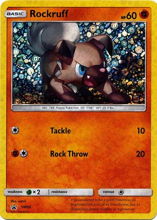 Rockruff (SM06) (General Mills Promo) [Sun & Moon: Black Star Promos] | Mega City Incorporated