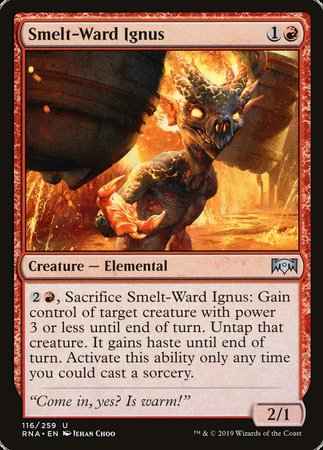Smelt-Ward Ignus [Ravnica Allegiance] | Mega City Incorporated