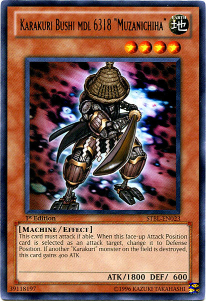 Karakuri Bushi mdl 6318 Muzanichiha [STBL-EN023] Rare | Mega City Incorporated