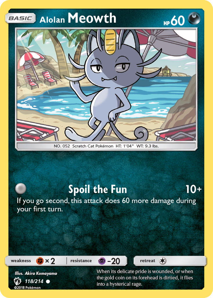 Alolan Meowth (118/214) [Sun & Moon: Lost Thunder] | Mega City Incorporated