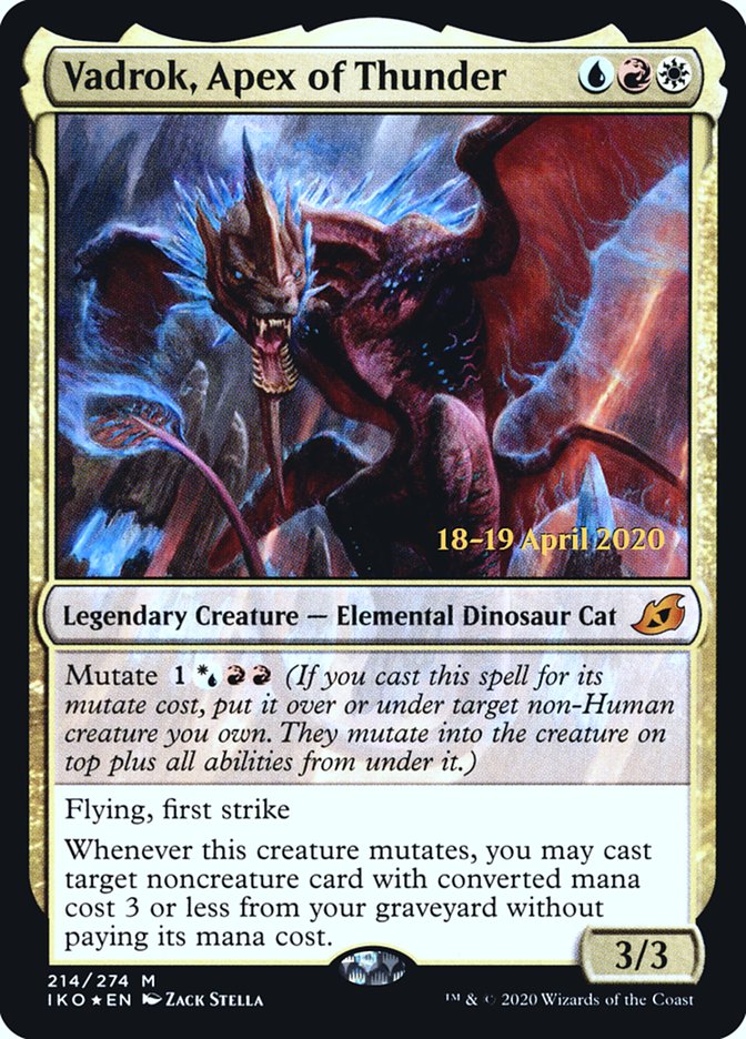 Vadrok, Apex of Thunder  [Ikoria: Lair of Behemoths Prerelease Promos] | Mega City Incorporated
