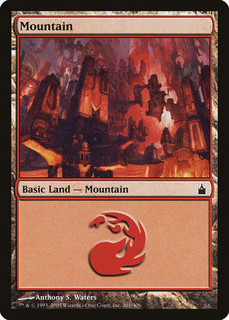 Mountain (301) [Ravnica: City of Guilds] | Mega City Incorporated