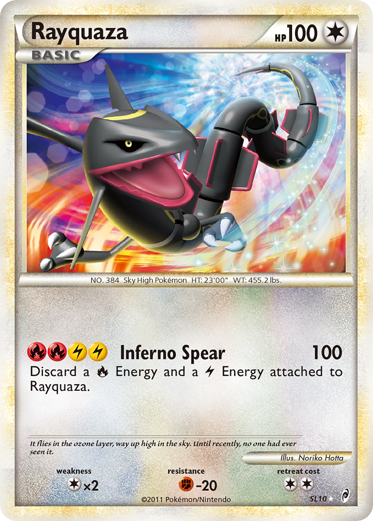 Rayquaza (SL10) [HeartGold & SoulSilver: Call of Legends] | Mega City Incorporated