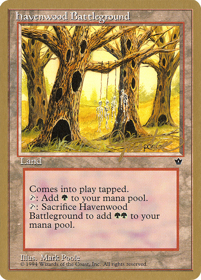 Havenwood Battleground (Mark Justice) [Pro Tour Collector Set] | Mega City Incorporated