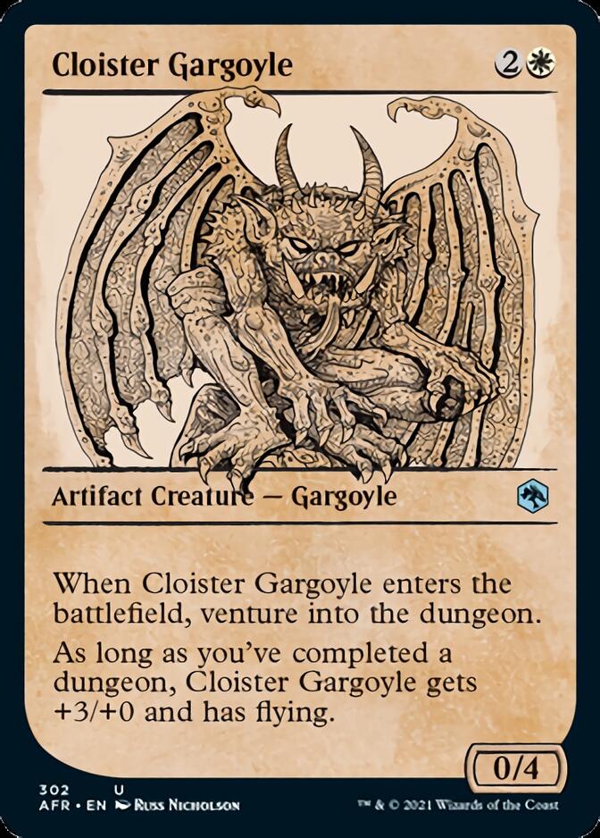 Cloister Gargoyle  (Showcase) [Dungeons & Dragons: Adventures in the Forgotten Realms] | Mega City Incorporated