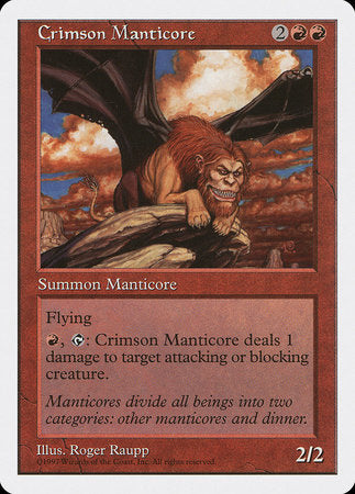 Crimson Manticore [Fifth Edition] | Mega City Incorporated